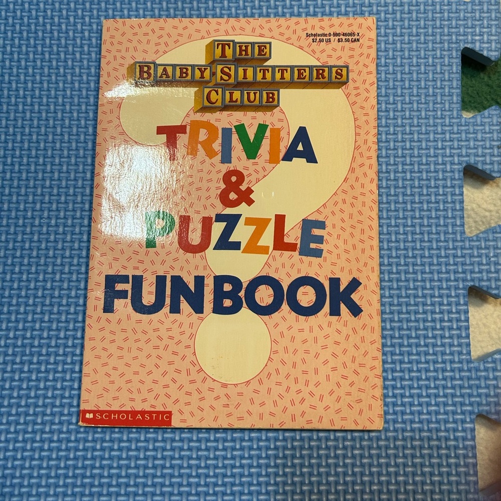 Scholastic Baby-Sitters Club Trivia & Puzzle Fun Book